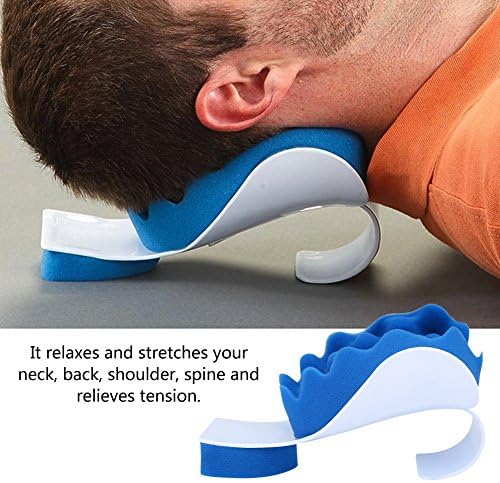 Travesseiro relaxante no pescoço, melhor pescoço rígido e alívio do ombro, dispositivo de suporte de relaxamento, dispositivo