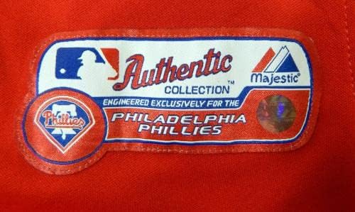 2011-13 Philadelphia Phillies Blank emitiu Red Jersey St BP 48 778S - jogo usado MLB Jerseys