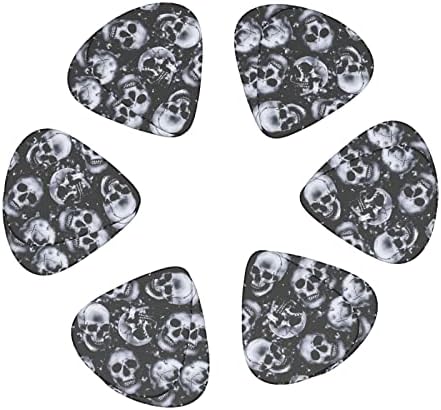 ANEYHoz Cool Skull Guitar Picks para Guitary Boyfriends Beginners Medium para Bass Tamanho SHDU 0