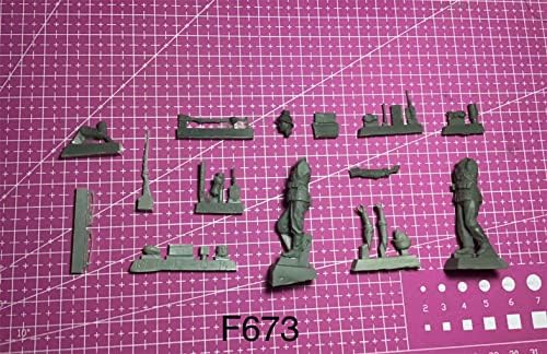 1/35 Soldados alemães da Segunda Guerra Mundial Kit de Modelo