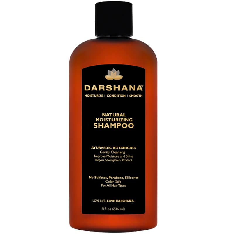 Darshana natural shampoo hidratante com botânicos ayurvédicos