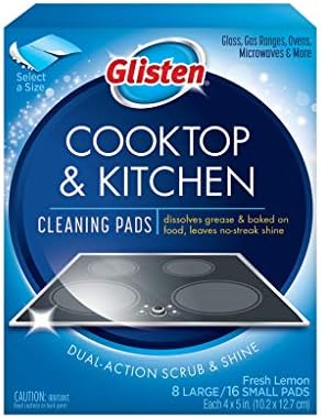 GLISTEN GC0608T Cooktop & Kitchen Cleaning, 8 PODs grandes/16 pequenas, branco
