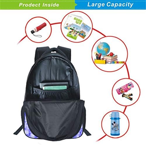 XCO-Lee Kids Trollhunters Canvas Viajar Backpack School School-Student Book Bag+Bolsa de almoço+caixa de lápis para a escola