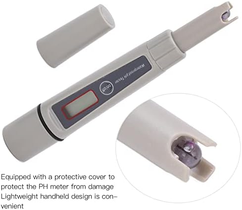 PH Tester Digital, medidor de pH conveniente prático para incubatórios de peixe para indústrias de solo para aquicultura