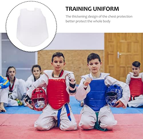 CLISPEED KIDS Guarda de peito Taekwondo Vest karate guarda peito Protetor de corpo de peito unissex taekwondo karate