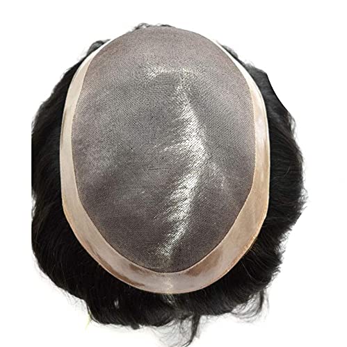 Substituição de cabelo para homens Durável Mono Lace
