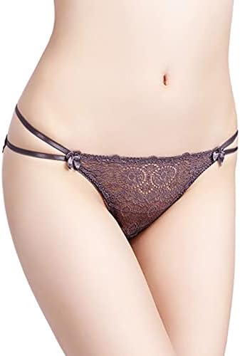 Calcinha de calcinha feminina feminino sexy calcinha aberta de calcinha de renda de renda baixa cintura triangular