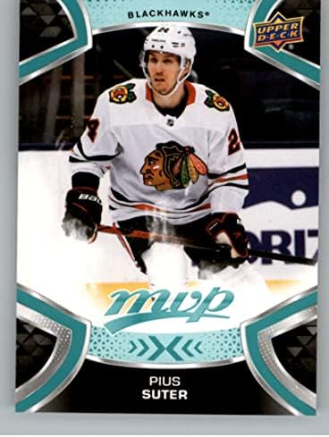2021-22 MVP do convés superior 158 Pius Suter Chicago Blackhawks NHL Hockey Trading Card