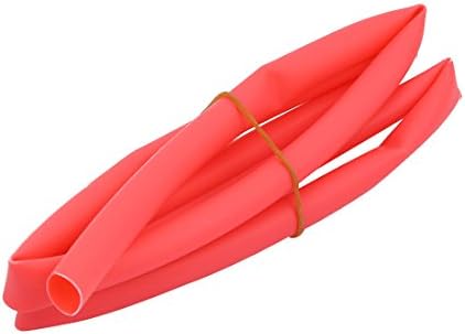 Aexit 1m Comprimento Equipamento elétrico Interior DIA 9.5mm Poliolefina Calor encolhida Tubo Red de manga