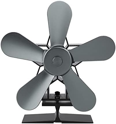 Xfadr srliwhite 5 lâminas de fogão silencioso ventilador de leite ventilador elétrico tropeçador de madeira queimador de madeira