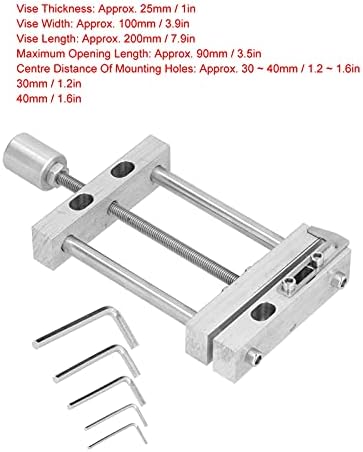 Faça uma ferramenta de broca de mesa de mesa de metal de torno plana com uma chave hexadecimal para a mesa de madeira