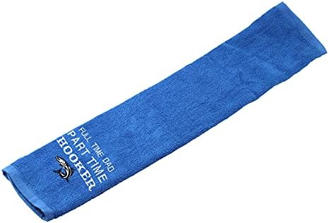 Pesca Towel Fisherman Gift em tempo integral pai/papai em tempo parcial prostituta toalha bordada com clipe