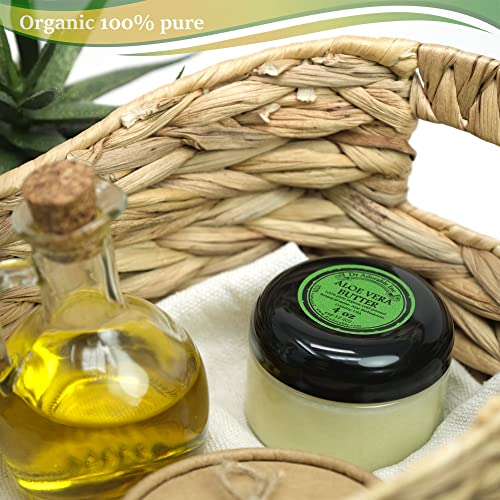 Aloe vera manteiga pura orgânica pelo Dr. Adorável 4 oz