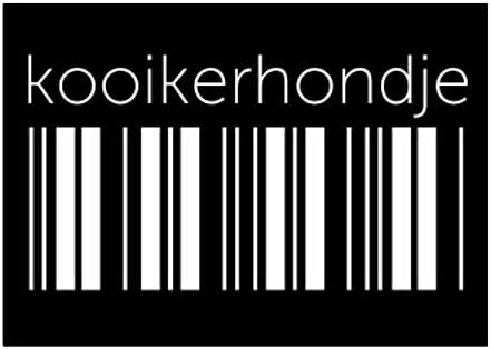 Teeburon Kooikerhondje Lower Barcode Sticker Pack x4 6 x4