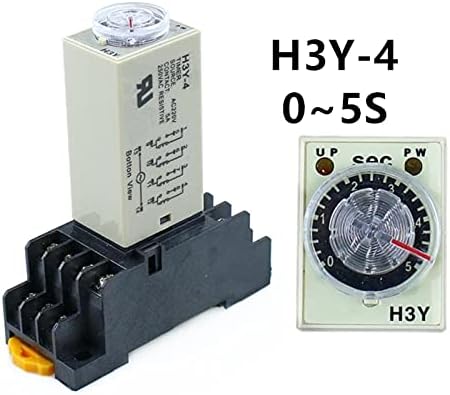 Velore H3Y-4 0-5S Power OnTime Time Timer DPDT 14pins H3Y-4 DC12V DC24V AC110V AC220V
