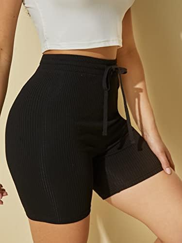 Leggings QBomb para mulheres com cintura de cordão