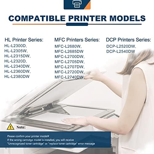 Ankink de alto rendimento TN660 TN630 Substituição do cartucho de toner preto para irmão TN-660 630 para usar com MFC-L2700DW