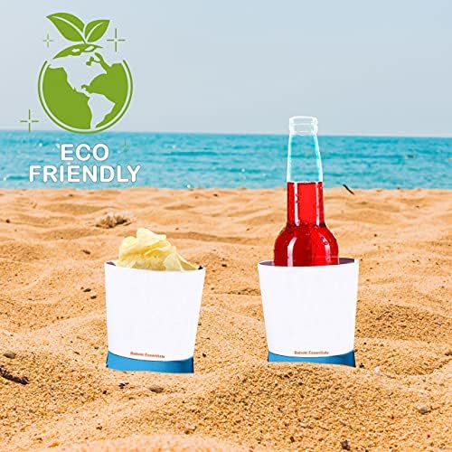 Bahoki Essentials Beach Drink Cup Port - montanha -russa de areia para garrafa de bebida e vidro - Perfeito para segurar bebidas,