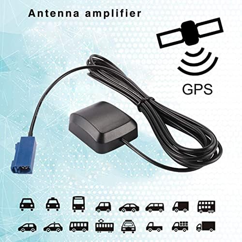 Antena de navegação Moluo GPS, Antena de navegação GPS com conector masculino SMA FAKRA-C para cabeça estéreo de carro, rastreamento