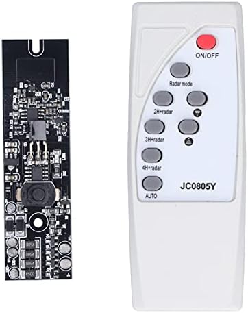 Placa de circuito solar solar Weohoviy, painel de lascas de luz com função de controle de luz e indução do corpo humano de radar,