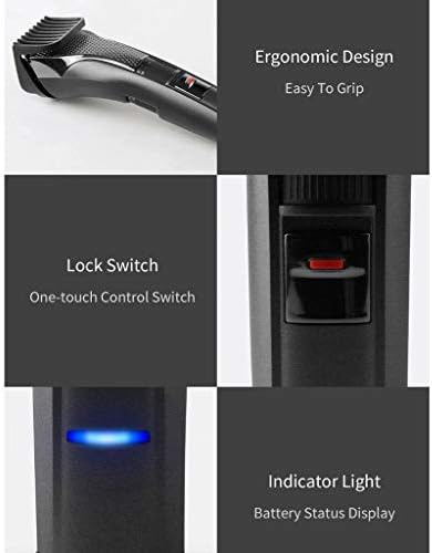 WJCCY Electric Trimmer for Men USB sem fio Recarregável Cleppers Barbeiro Profissional Cabelo Eletral Razor