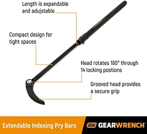 Gearwrench 33 Barra de peças de indexação extensível - 82220