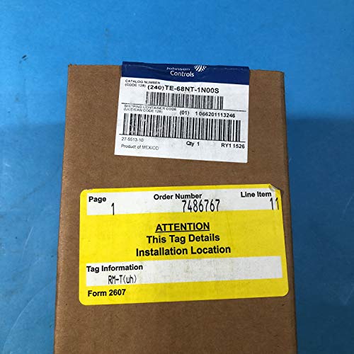 Johnson controla o sensor de temperatura TE-68NT-1N00S, elemento Ni1000, sim, substituição, conexão do bloco de terminal