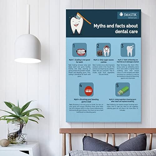 Poster de decoração de parede do Hospital Dental de Bludug
