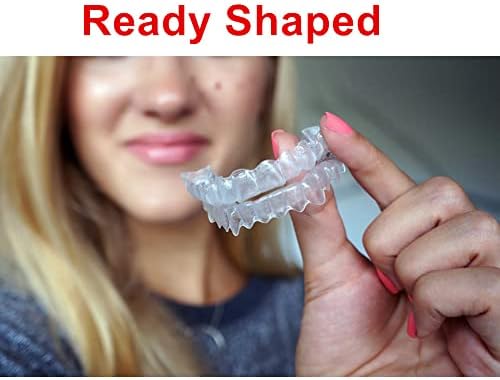SOWSMILE Tamanho padrão de forma pronta dentes de dente kit de guarda noturno, guardas de boca para moer dentes com