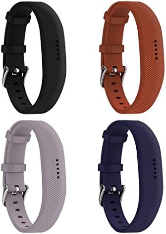 Substituição compatível com Huadea para Fitbit Flex 2, com o relógio Fuckle confortável pulseira de silicone macio