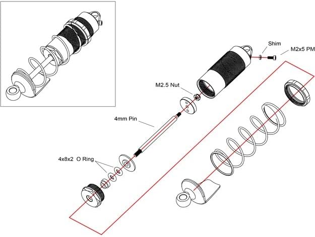 Hot Racing TFF155AR08 BORDES DE CHOGA TRASEIRO ALHEIRA ALUMANTE DE ALUMINGRAGEM ARRMA 1/10 4X4