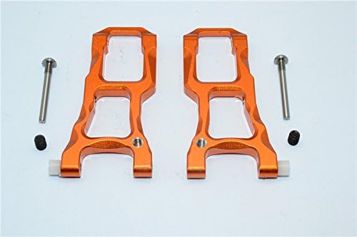 GPM HPI Sport 3 Flux Peças de atualização do braço de suspensão dianteiro de alumínio - 1PR Set Orange