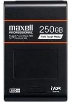 MAXELL IVDR VC102 Dispositivo de captura de vídeo DTE com disco rígido robusto de 250 GB e adaptador de interface multi-interface IVDR