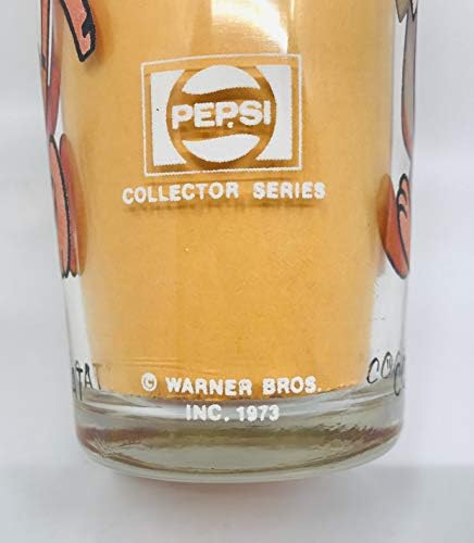 Série de colecionadores da Pepsi 16oz de vidro, gato legal 1973