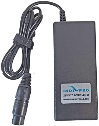 INDIPRO 15V, 5A SONDA DE PODERAÇÃO CA COM CONECTOR feminino XLR de 4 pinos | Power Pro Cameras, Luzes e outros dispositivos