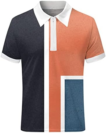 Camisas pólo de Yhaiogs para homens Slim Fit Men's 1.06 algodão escovados e jaqueta de sarja macia com flanela forro mens