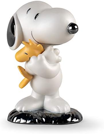 Estatueta de lladró snoopy. Figura de porcelana Snoopy.