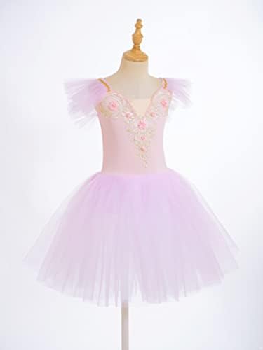 Vestido de dança de balé de garotas para crianças loyan