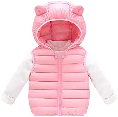 Jjhaevdy meninos meninas jaqueta bosque de jacket inverno lã de lã acolchoada de bosques de urso com capuz casaco com capuz