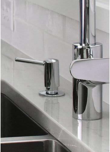 Hansgrohe Bath and Kitchen Sink Soap Soap Dispenser, Premium contemporâneo Moderno em aço inoxidável Optic, 04539800 pequeno