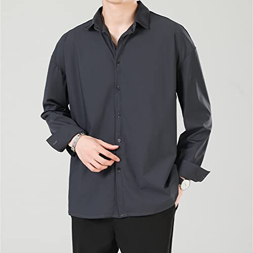 Camisa clássica de vestido clássico casual de masculino