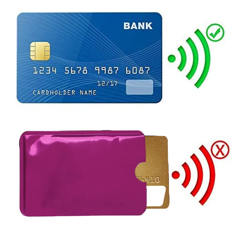10pcs RFID SLUVE BLOCAMENTO DE CRÉDITO DE CRÉDITO Bloqueio de cartão de crédito Anti-roubo 13.56MHz UHF ID ID Proteção
