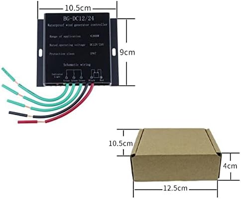 Controlador de gerador de turbina eólica CD 12V/24V 800W Regulador do controlador de carga para moinho de vento para moinho de vento