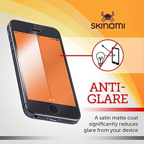 Skinomi protetor de corpo completo fosco compatível com Apple iPhone 12 Pro Max Cobertura completa Matte Skin Anti-Glare