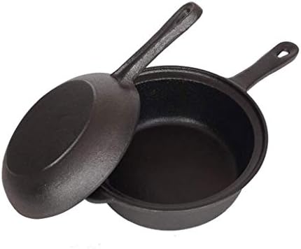 Mgwye Black Milk Pan-Ferro fundamental de ferro fundido de ferro fundido Pântano de sopa multifuncional