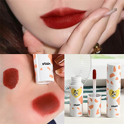 Velvet Lipstick Lipstic Acabamento Acabamento de Cobertura completa cor de lábios altos manchas de lábios pigmentados para bochechas