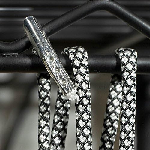 Silver Metal T-Bars 22mm-para extremidades do cordão em cadeiras de gravidade-Use com 550 paracord