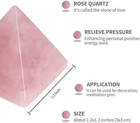 Cristal de pirâmide de Yssjgood, meditação de cura, estátua de pedra metafísica, gema natural, escultura em pirâmide,