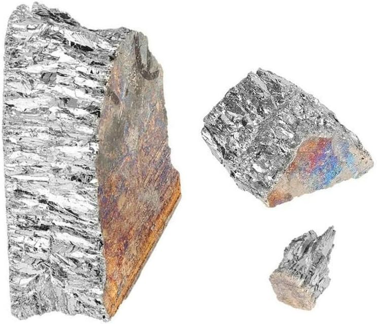 500/1000G Bismuth Metal Alta pureza 99,99 porcentagem bi lingote para artes de cristal Diy, tornando o semicondutor alto