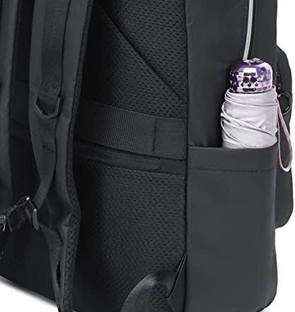 Joymoze impermeável mochila elegante mochila de laptop fofa para mulheres pretas